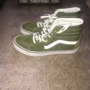 Hightop Vans (Green Suede)